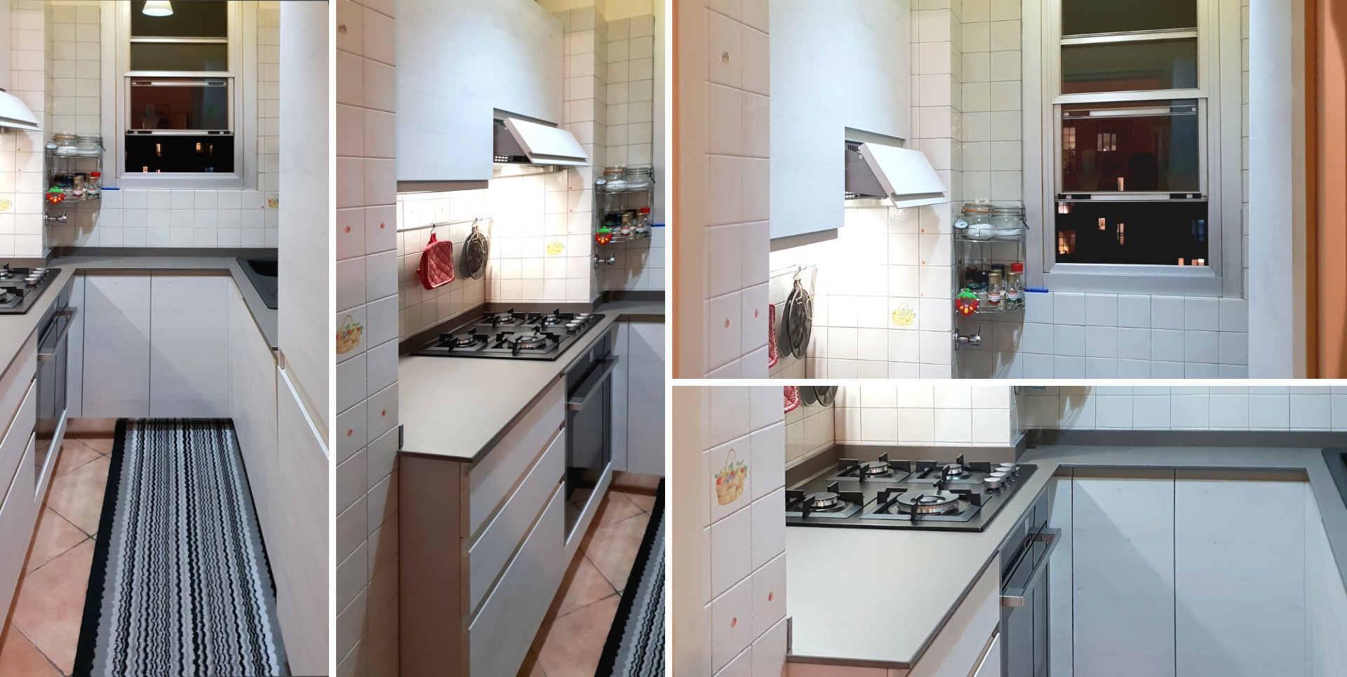 Il cucinino su misura di Marina a Torino